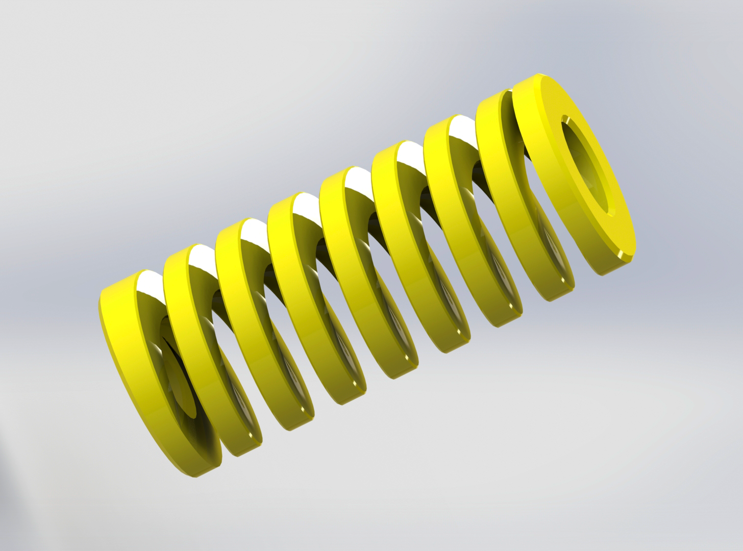 Impressão 3D/modelagem 3d/Modelo 3D mola tração